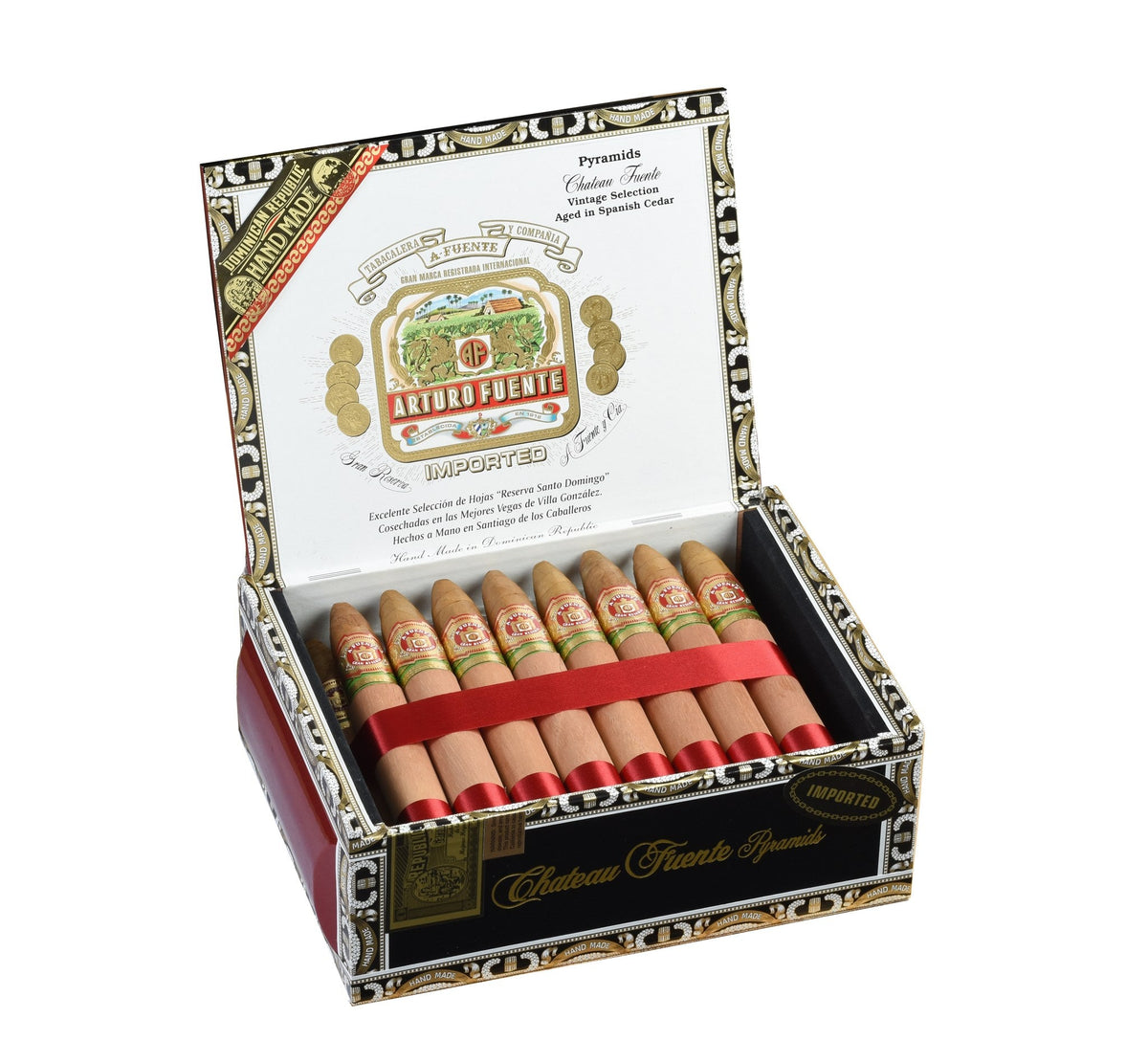 Box of Arturo Fuente Chateau Fuente cigars — Sun of a Gun Cigars, Yuma Arizona
