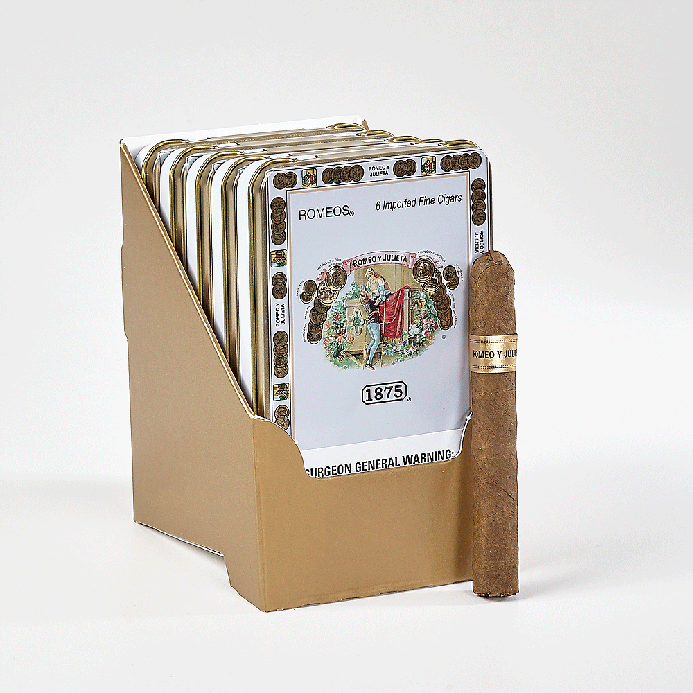 Romeo y Julieta 1875 Romeos cigar tins — Sun of a Gun Cigars, Yuma Arizona