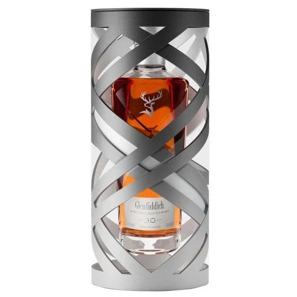 Glenfiddich 30 Year Scotch Whisky in its presentation case — Sun of a Gun Cigars, Yuma Arizona