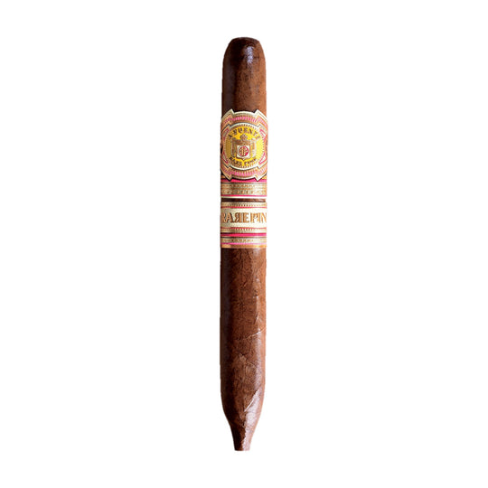 Arturo Fuente Rare Pink Signature cigar, 6 x 46 figurado with the Rare Pink band, at Sun of a Gun Cigars in Yuma, Arizona