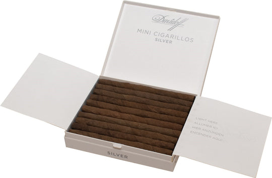 Davidoff Mini Cigarillos Silver Tin — Sun of a Gun Cigars, Yuma Arizona