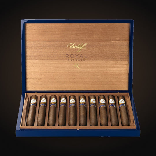 Davidoff Royal Release Salomones, open box — Sun of a Gun Cigars & Spirits, Yuma Arizona