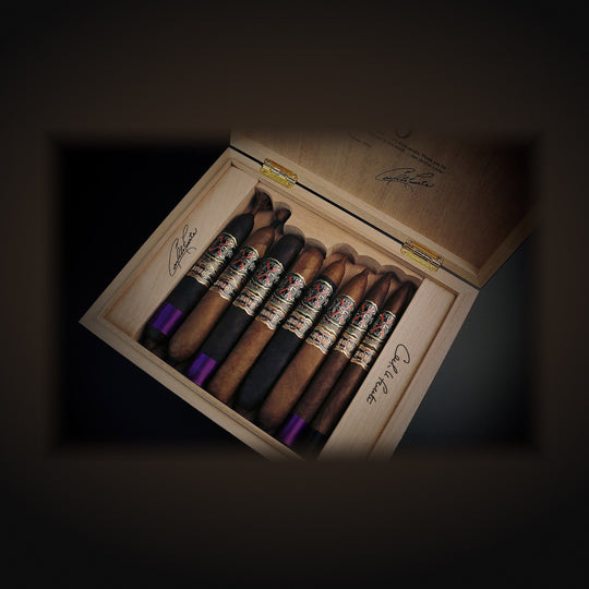 Fuente Fuente OpusX Heaven and Earth Opus8 Travel Humidor — 8 Cigars, open box — Sun of a Gun Cigars & Spirits, Yuma Arizona