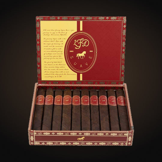 La Flor Dominicana Suave Grand Maduro No. 5, open box — Sun of a Gun Cigars & Spirits, Yuma Arizona