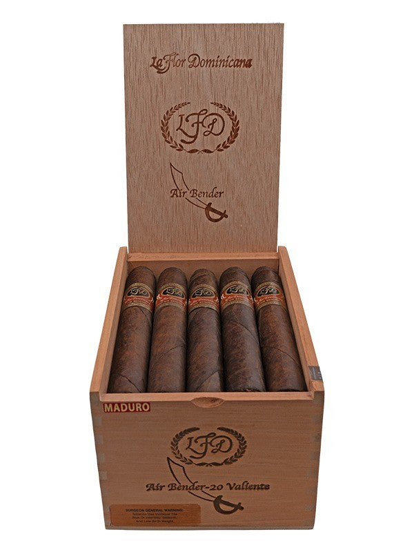 La Flor Dominicana Air Bender-20 Valiente Maduro box — Sun of a Gun Cigars, Yuma Arizona