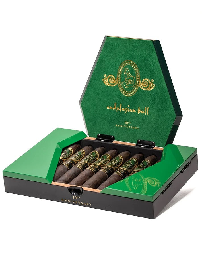 La Flor Dominicana Andalusian Bull 10th Anniversary Maduro box of 10 — Sun of a Gun Cigars, Yuma Arizona
