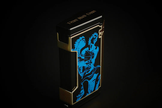 Prometheus Lighter FL-Magma/TR1 Never Back Down Blue/Black — Sun of a Gun Cigars, Yuma Arizona