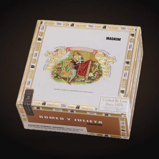 Romeo Y Julieta 1875 Magnum, closed box — Sun of a Gun Cigars & Spirits, Yuma Arizona