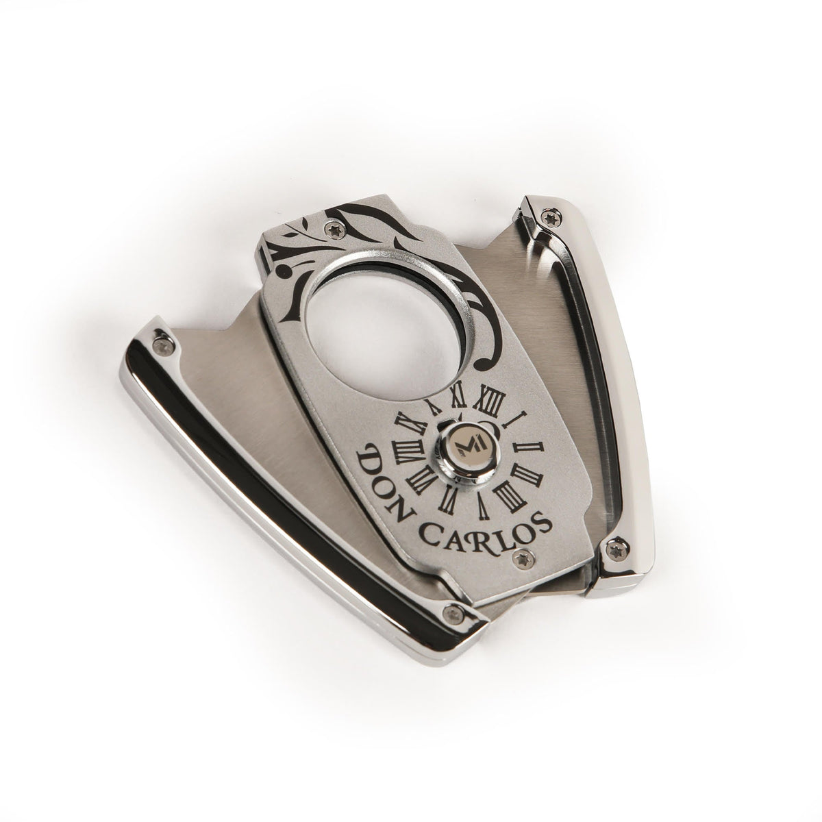 OpusX Society Don Carlos C30 double blade cutter, open
