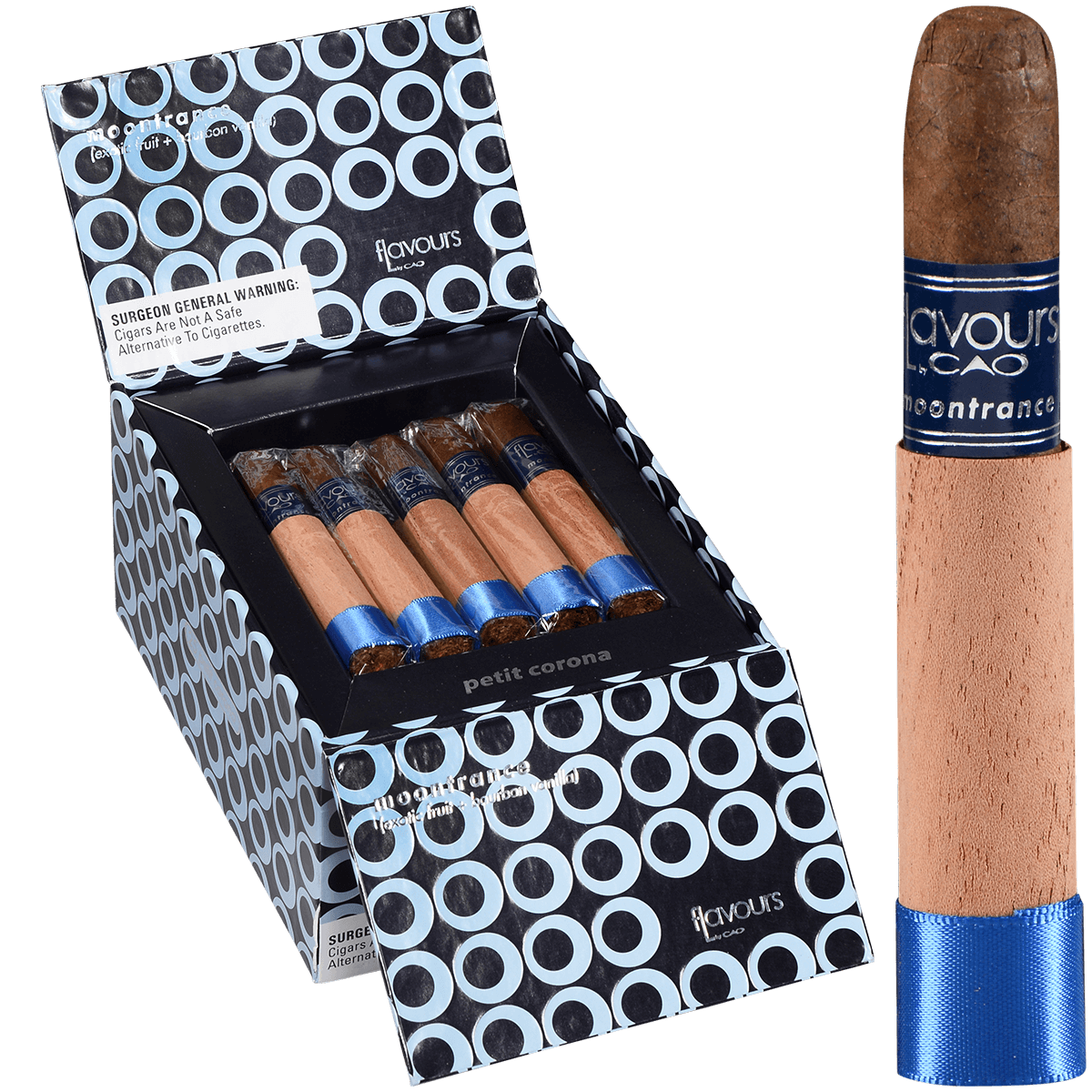 Box of CAO Flavours Moontrance cigars — Sun of a Gun Cigars, Yuma Arizona