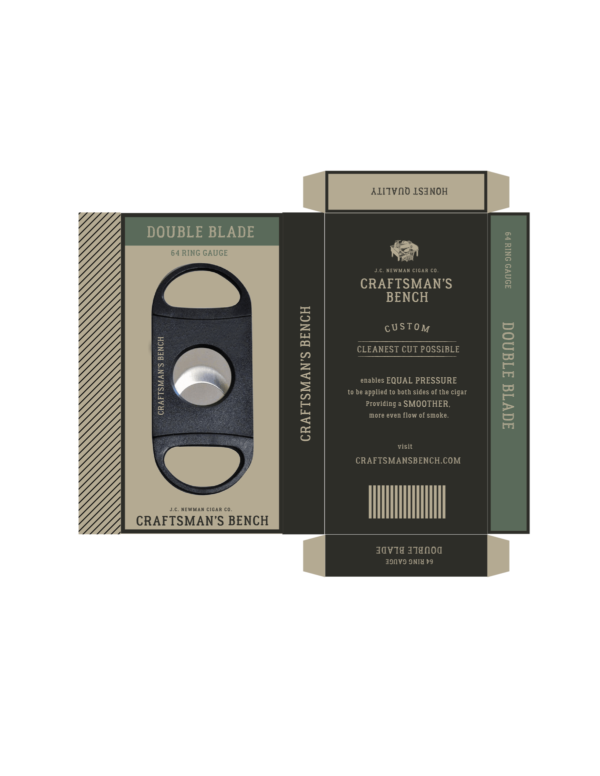 Craftsman's Bench Double Blade Cigar Cutter — Sun of a Gun Cigars, Yuma Arizona