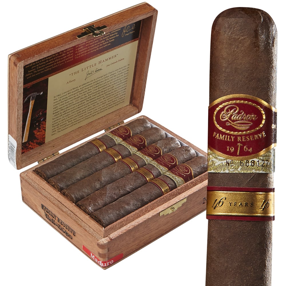 Box of Padrón Family Reserve No. 46 cigars — Sun of a Gun Cigars, Yuma Arizona