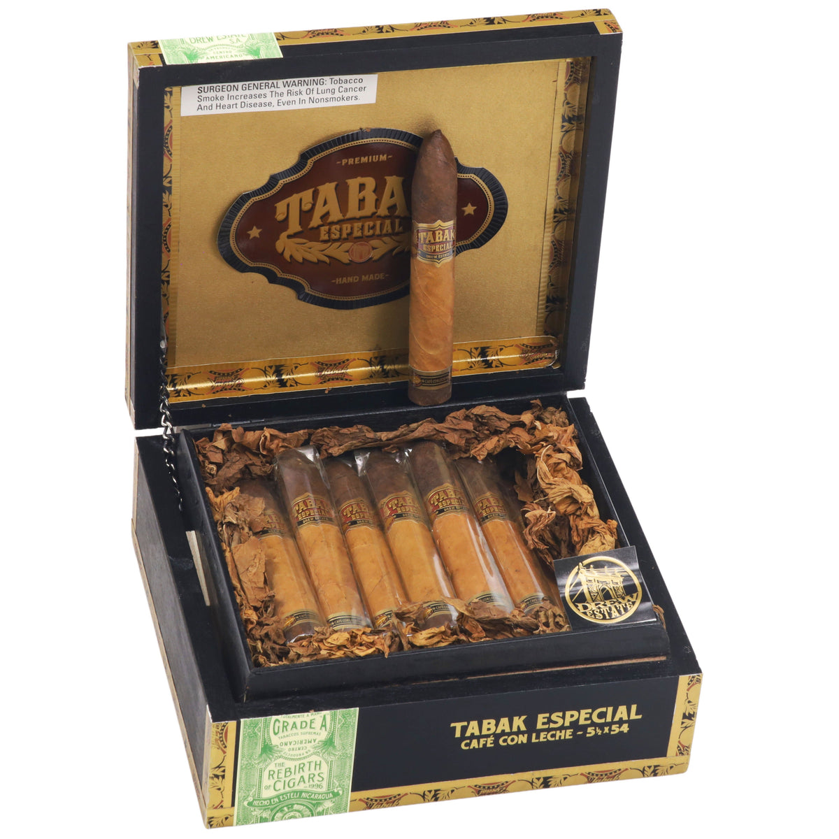 Coffee cigars: Tabak Especial Cafe con Leche by Drew Estate, Sun of a Gun Cigars, Yuma, Arizona