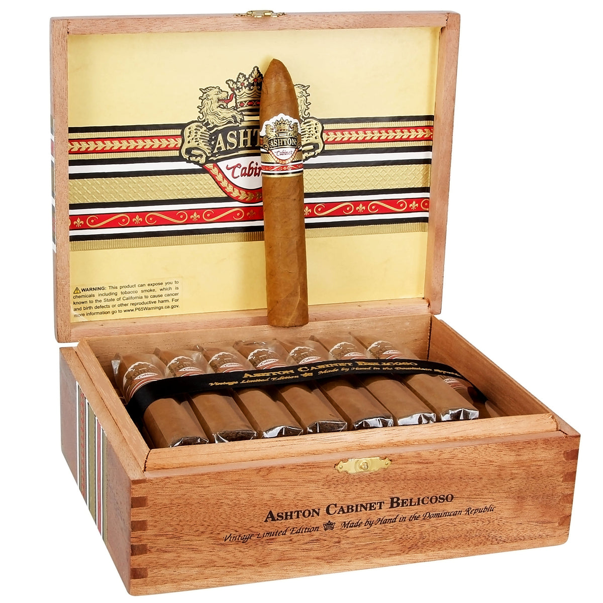 Ashton Cabinet Selection Belicoso cigar — Sun of a Gun Cigars, Yuma Arizona