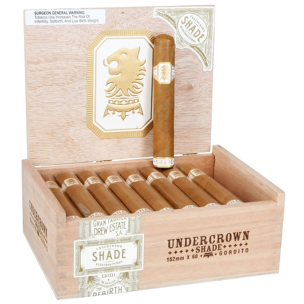 Undercrown Shade Gordito cigar — Sun of a Gun Cigars, Yuma Arizona