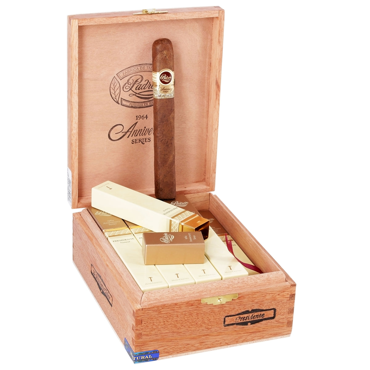 Padrón 1964 Anniversary Series Presidente Square Tube Natural — Sun of a Gun Cigars, Yuma Arizona