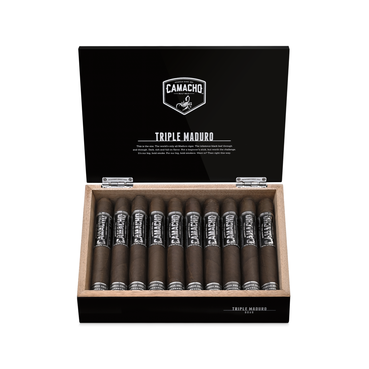 Camacho Triple Maduro Gordo cigar — Sun of a Gun Cigars, Yuma Arizona