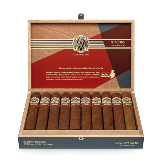 AVO Syncro Nicaragua Toro cigar — Sun of a Gun Cigars, Yuma Arizona