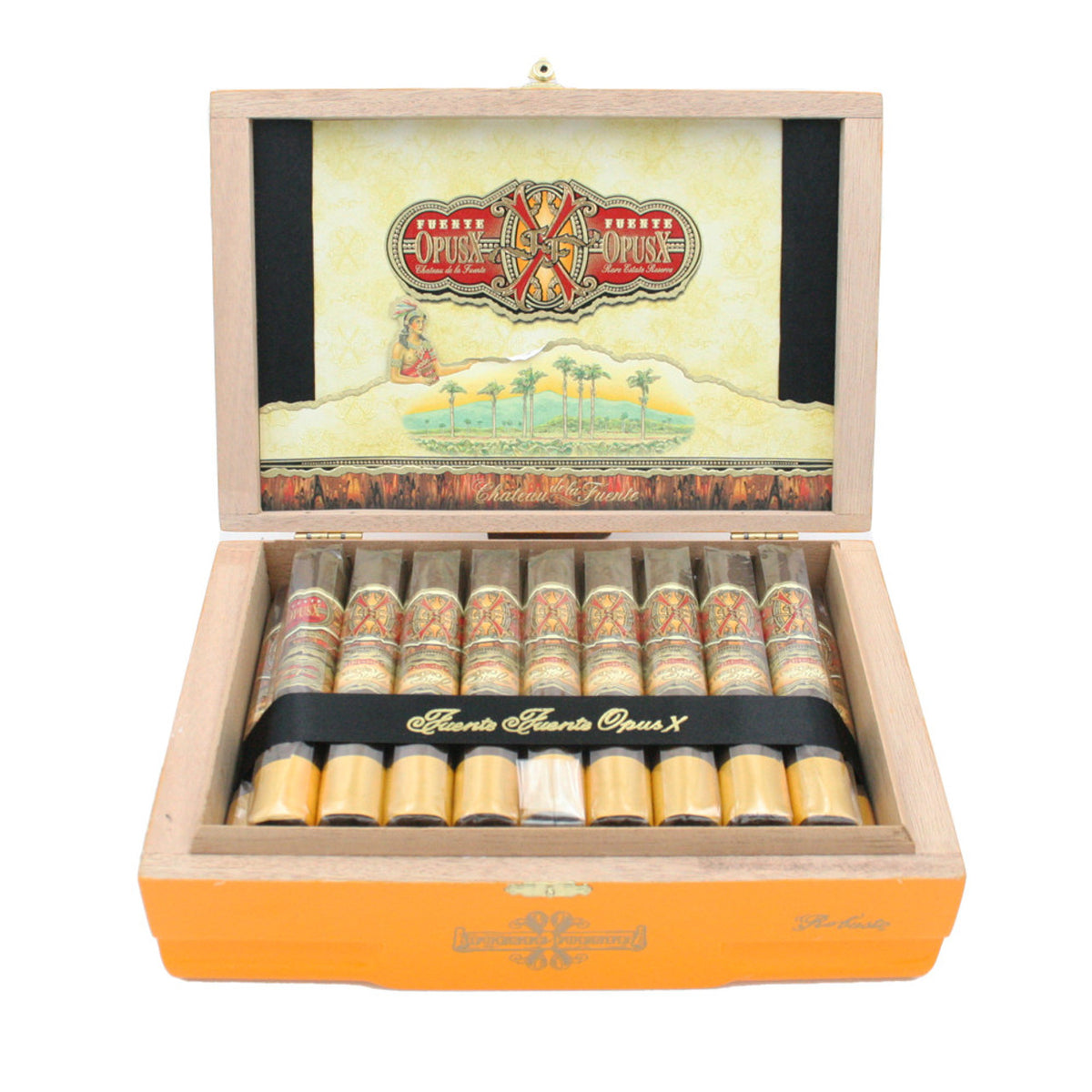 Arturo Fuente Opus X Oro Oscuro Robusto cigar, view 2