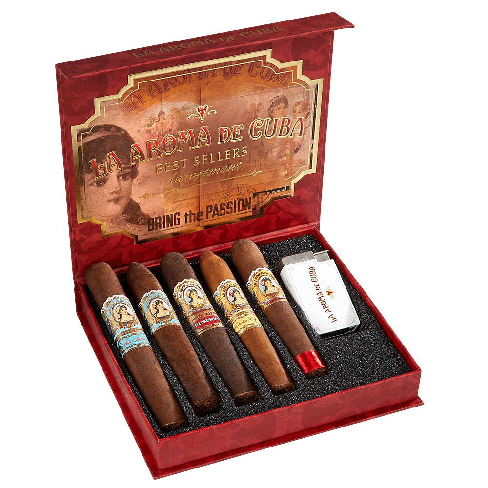 La Aroma de Cuba Best Sellers Assortment Sampler cigar — Sun of a Gun Cigars, Yuma Arizona