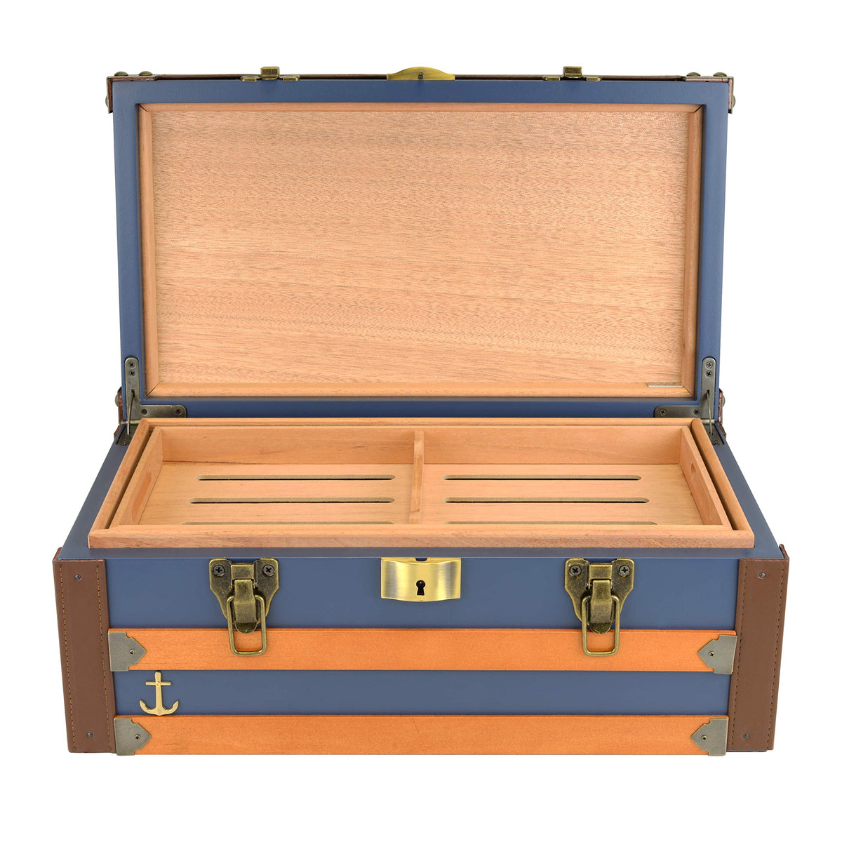 Humidor Supreme Admiral 120-Cigar Humidor — Sun of a Gun Cigars, Yuma Arizona
