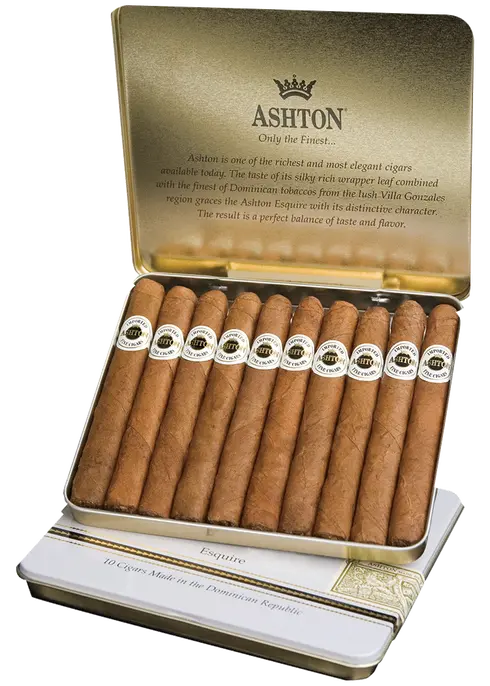 Ashton Esquire Natural Cigarillo Tin cigar — Sun of a Gun Cigars, Yuma Arizona