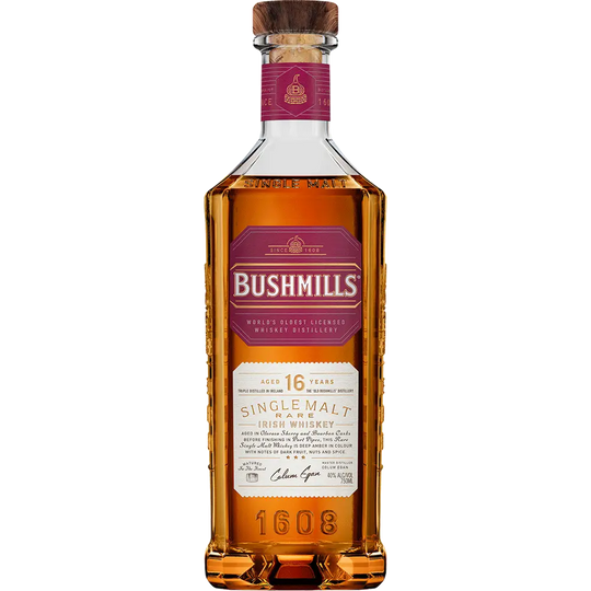 Bushmills 16 Year Irish Whiskey — Sun of a Gun Cigars, Yuma Arizona