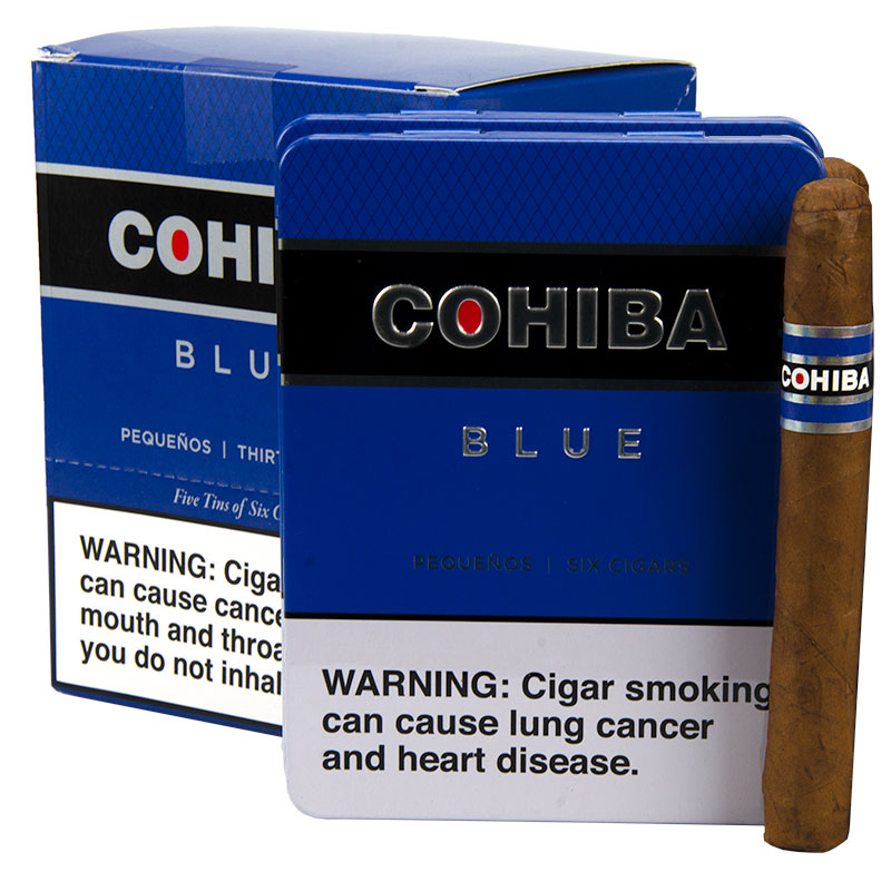 Cohiba Blue Pequeños Tin of 6 — Sun of a Gun Cigars, Yuma Arizona