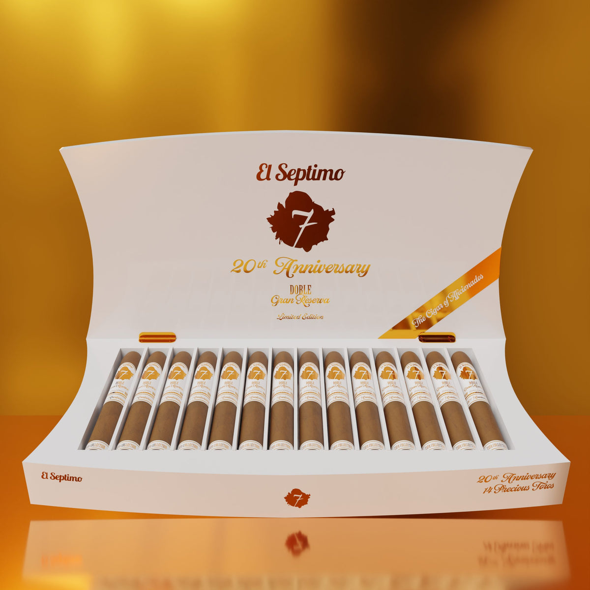 El Septimo Doble Gran Reserva 20th Anniversary Toro cigar — Sun of a Gun Cigars, Yuma Arizona