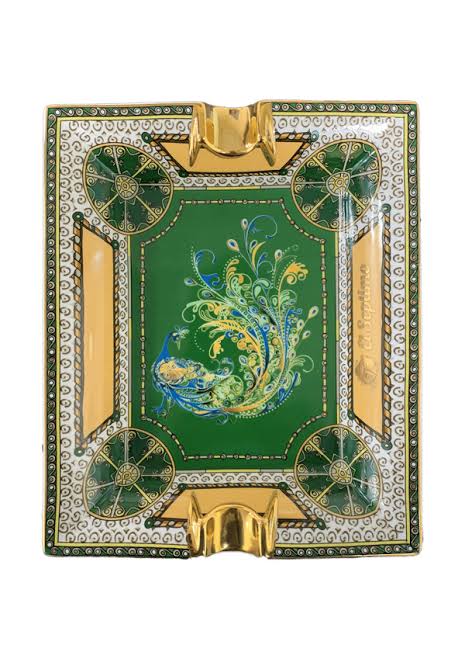 El Septimo Peacock Ashtray Safari Collection — Sun of a Gun Cigars, Yuma Arizona