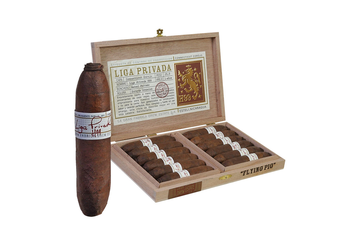 Liga Privada H99 Corojo Flying Pig cigar — Sun of a Gun Cigars, Yuma Arizona