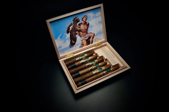 God of Fire KKP Never Back Down Six Cigar Selection Travel Humidor — Sun of a Gun Cigars, Yuma Arizona