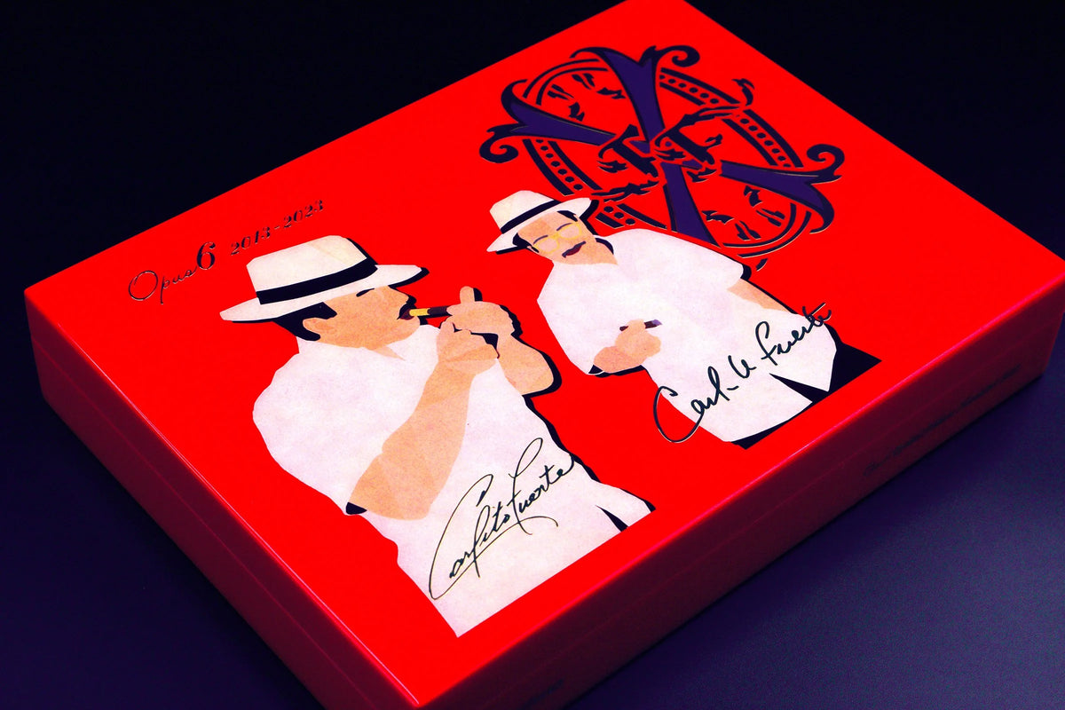 Opus6 red travel humidor by Prometheus