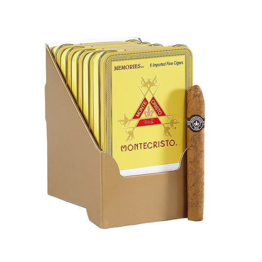 Montecristo Memories Cigarillos Tin of 6 cigar — Sun of a Gun Cigars, Yuma Arizona