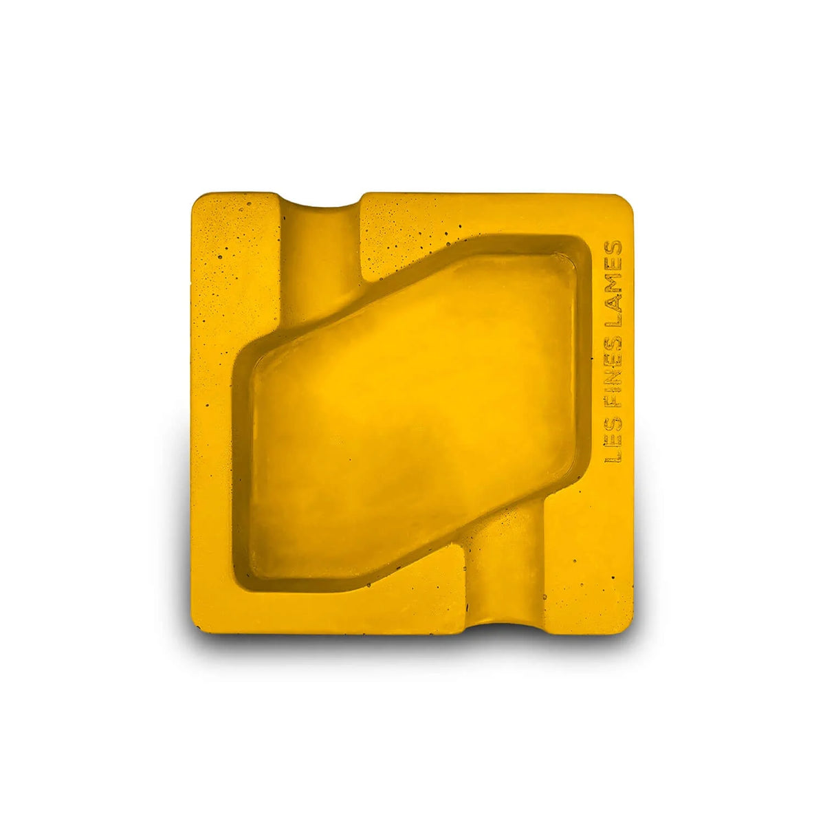 Les Fines Lames Ashtray Double Yellow — Sun of a Gun Cigars, Yuma Arizona