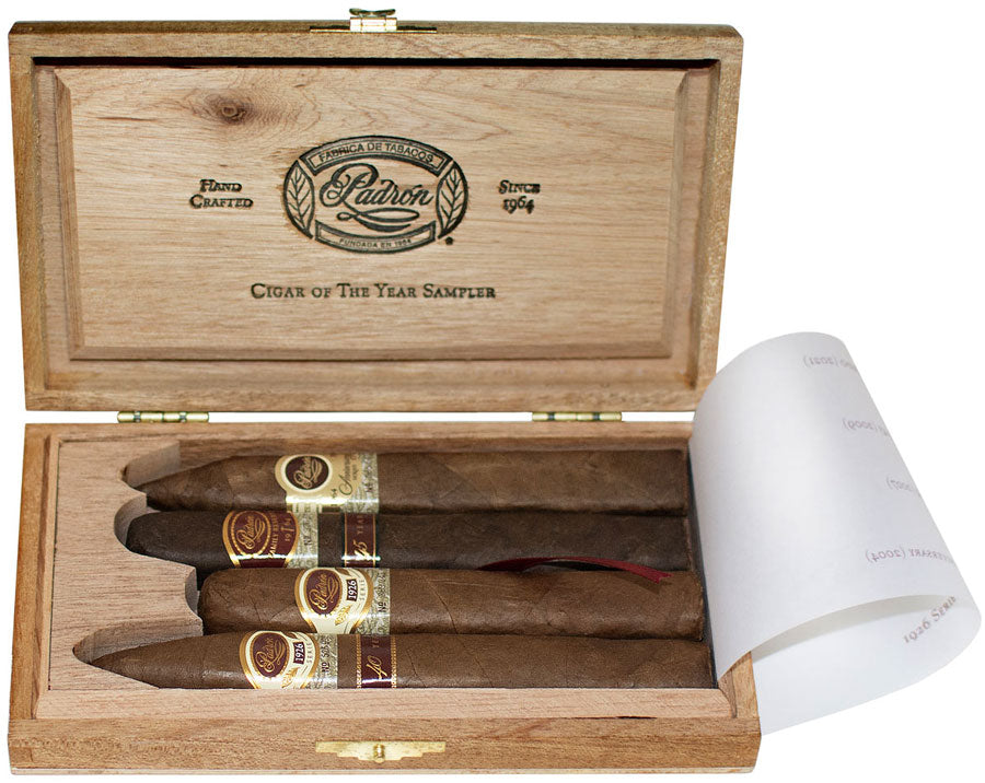 Padrón Cigar of the Year 4-Cigar Sampler — Sun of a Gun Cigars, Yuma Arizona