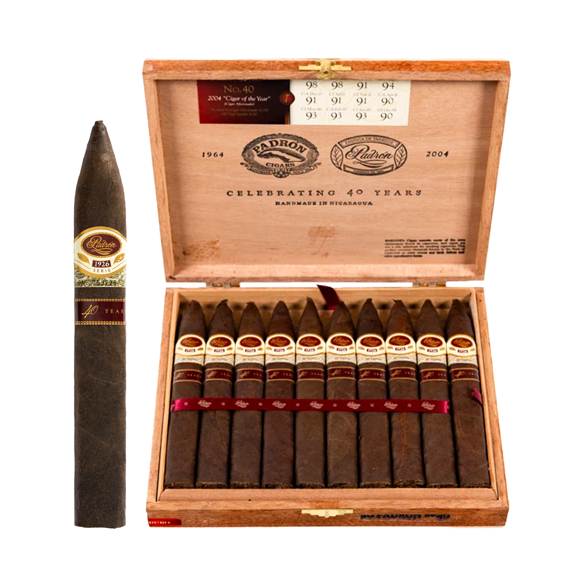 Padrón 1926 Series 40th Anniversary Torpedo — Sun of a Gun Cigars, Yuma Arizona
