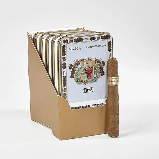 Romeo Y Julieta 1875 Romeos Tin 6 Ct