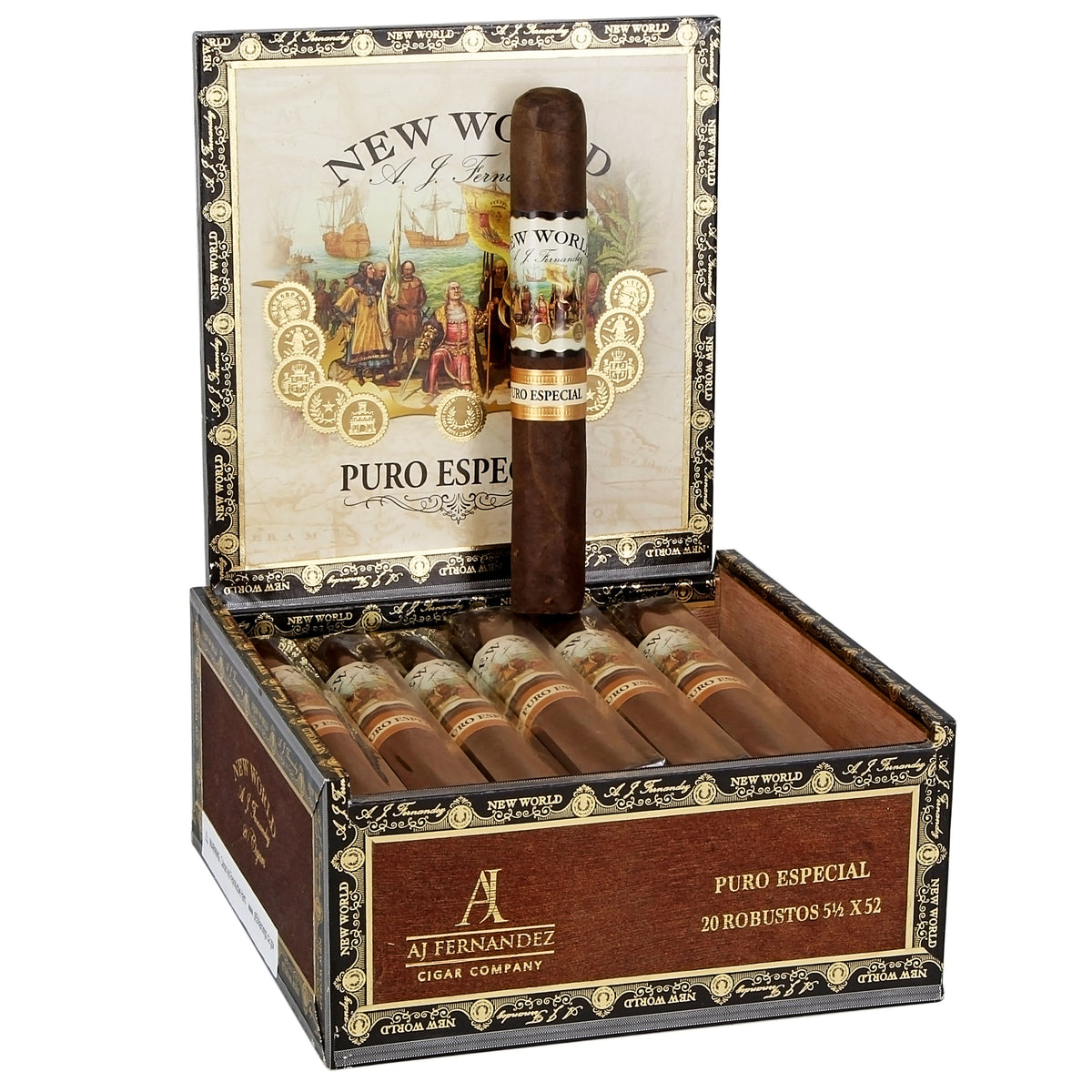 AJ Fernandez New World Puro Especial Robusto — Sun of a Gun Cigars, Yuma Arizona