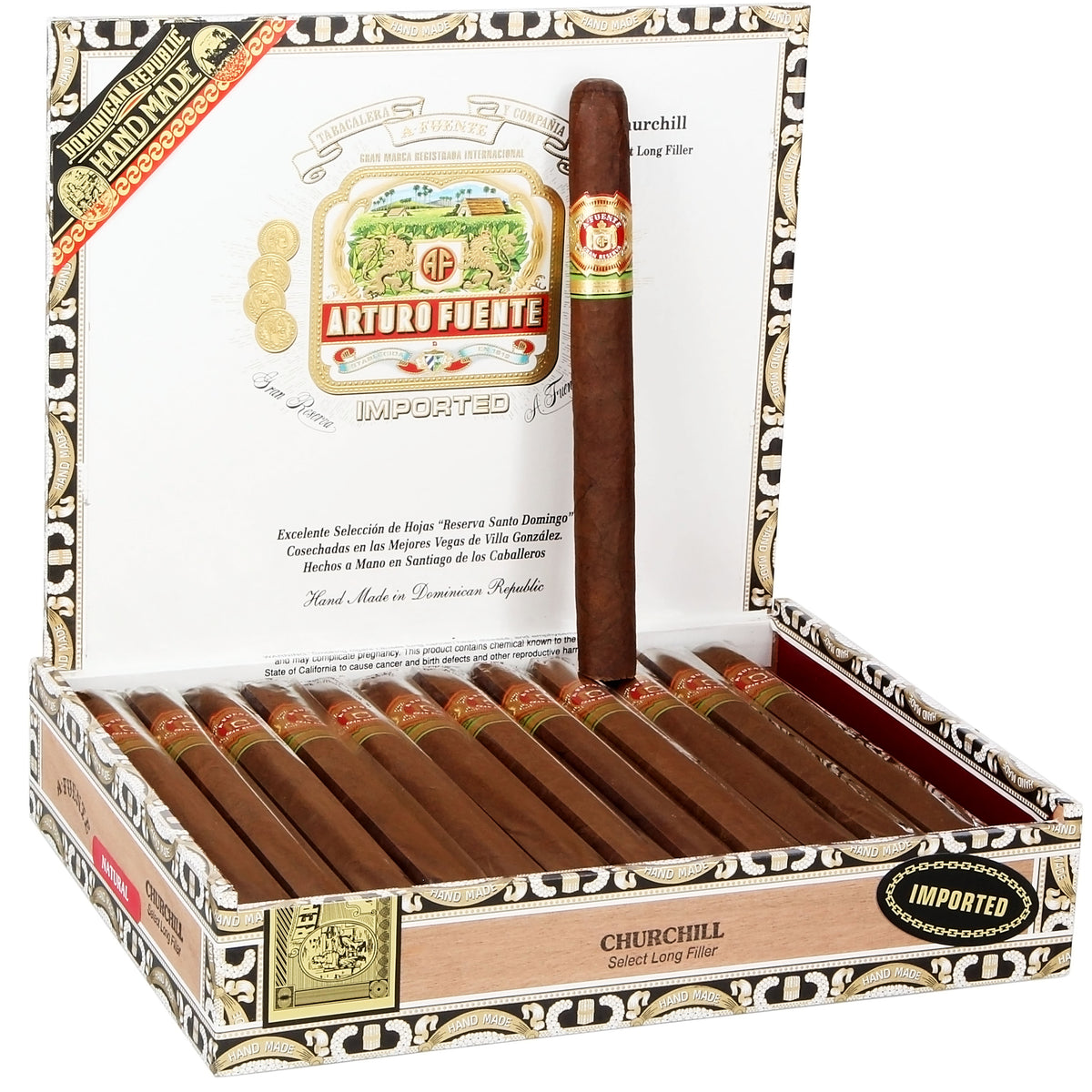 Arturo Fuente Churchill Natural — Sun of a Gun Cigars, Yuma Arizona