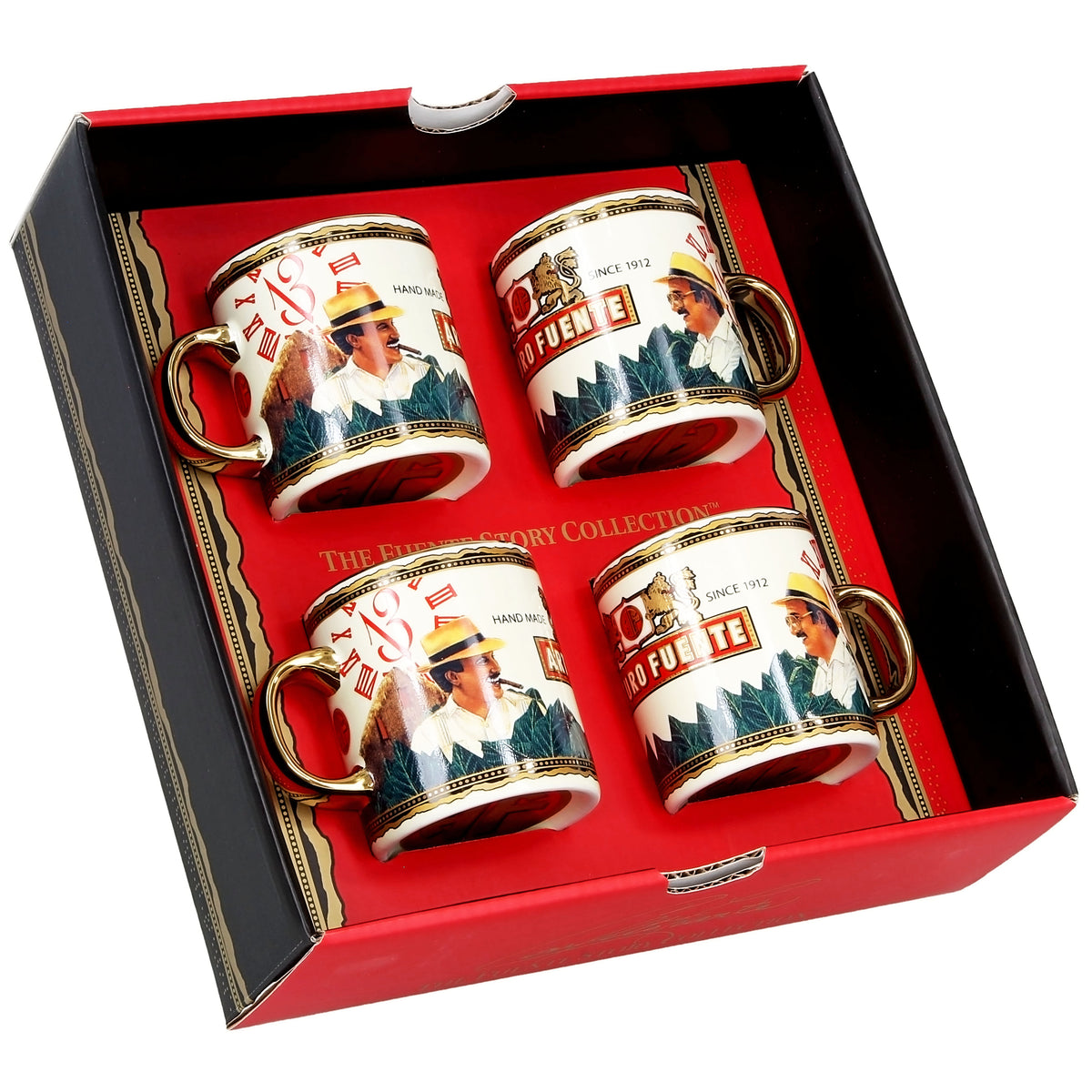 Arturo Fuente Espresso Set with 4 Mugs — Sun of a Gun Cigars, Yuma Arizona