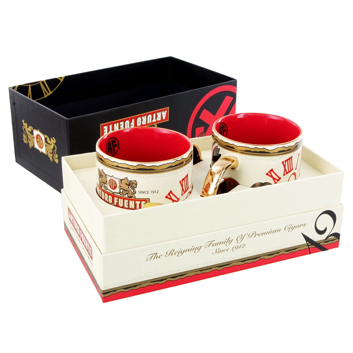 Arturo Fuente Coffee Set with 2 Mugs — Sun of a Gun Cigars, Yuma Arizona