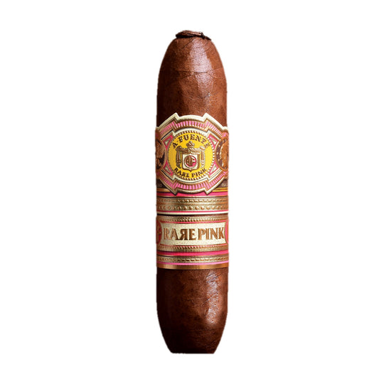 Arturo Fuente Rare Pink Queen of Hearts cigar, 4 1/8 x 60 perfecto with the Rare Pink band, at Sun of a Gun Cigars in Yuma, Arizona