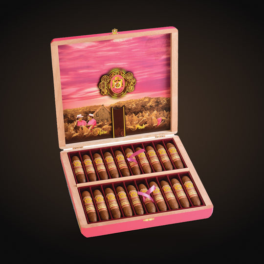 Arturo Fuente Rare Pink Queen of Hearts, open box — Sun of a Gun Cigars & Spirits, Yuma Arizona