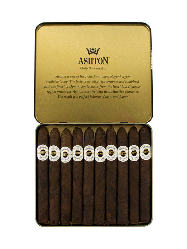 Ashton Esquire Maduro Cigarillo Tin cigar — Sun of a Gun Cigars, Yuma Arizona