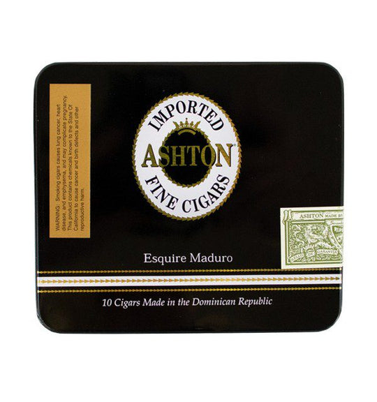 Ashton Esquire Maduro Cigarillo Tin cigar — Sun of a Gun Cigars, Yuma Arizona