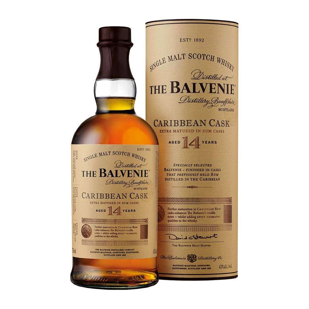 Balvenie 14 Year Caribbean Cask Scotch Whisky — Sun of a Gun Cigars, Yuma Arizona