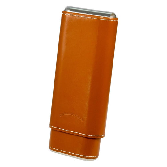 Craftsman's Bench 54 Ring Churchill Leather Case, Silver — Sun of a Gun Cigars, Yuma Arizona