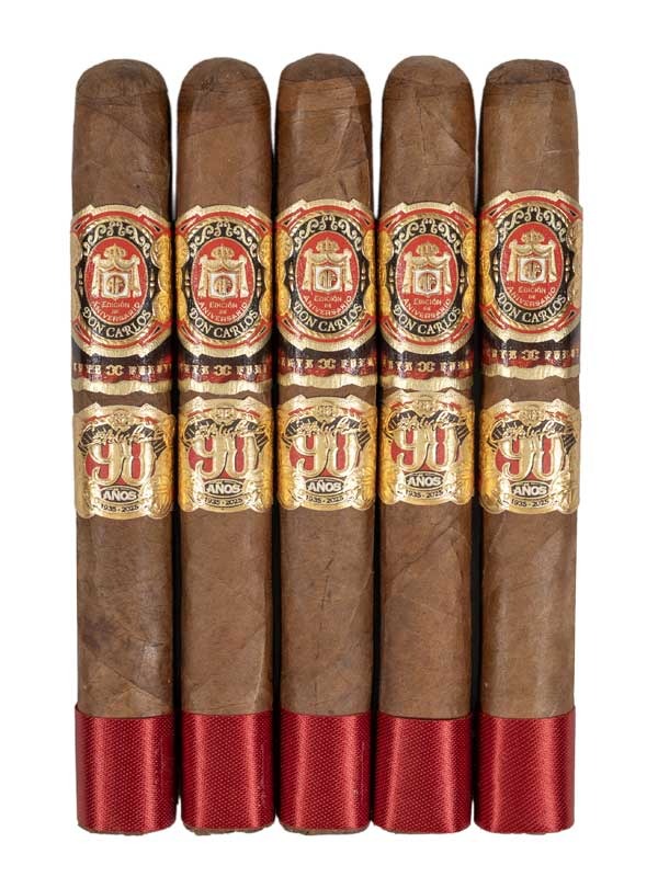 Arturo Fuente Don Carlos 90 Años 5-Pack, view 2 — Sun of a Gun Cigars, Yuma Arizona