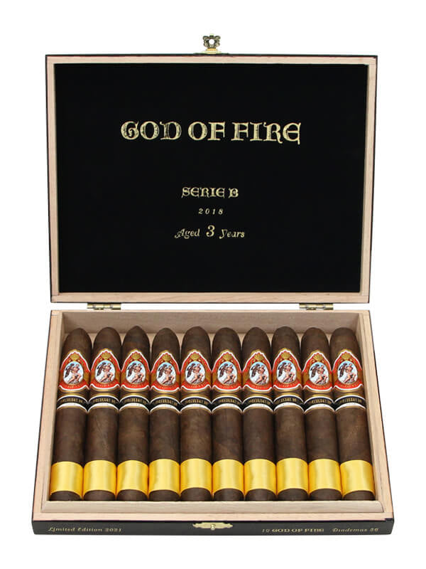 God of Fire Serie B Diademas 56 cigar, view 2